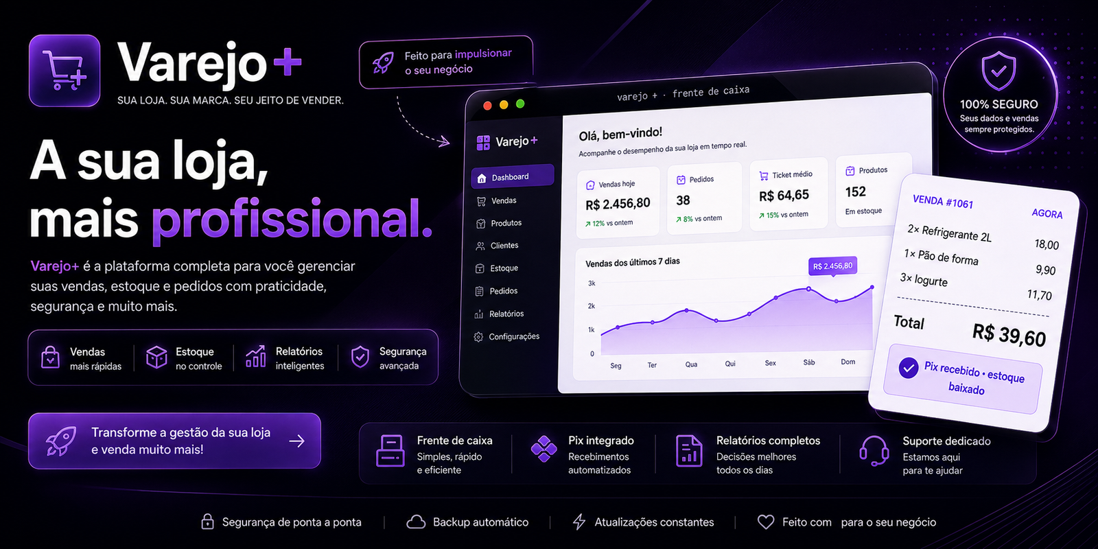 Espaço do seu banner
